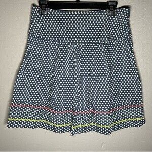 Fossil vintage polka dot embroidered cotton skirt women’s size small 4